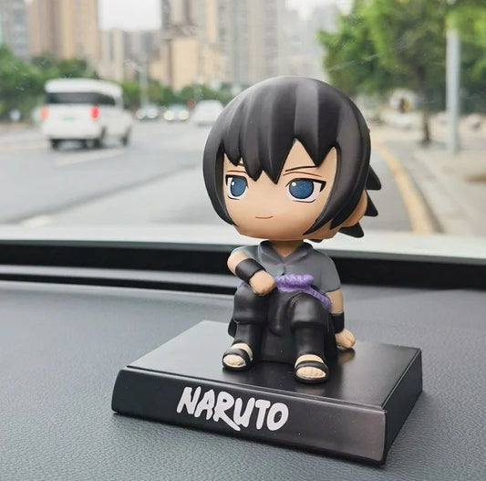 Bobble Head Porta Tarjetas y Celular -  Sasuke Uchiha