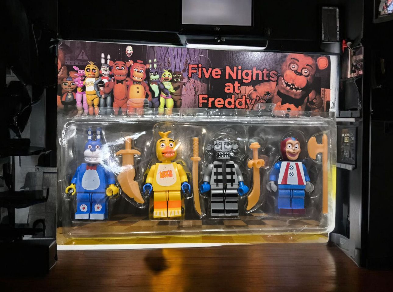 Kit Five Nights at Freddy's c/4 Figuras - Pack #1