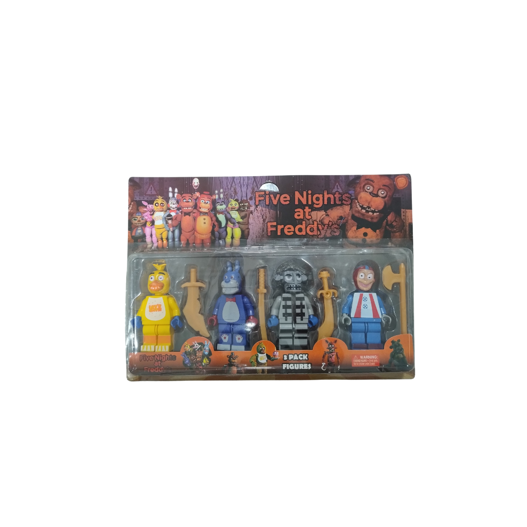 Kit Five Nights at Freddy's c/4 Figuras - Pack #1