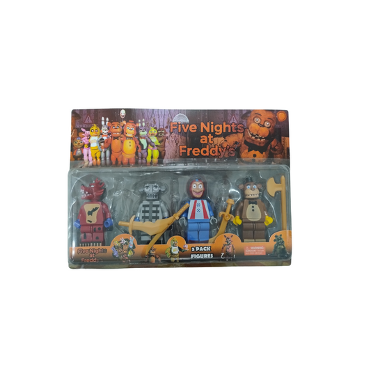 Kit Five Nights at Freddy's c/4 Figuras - Pack #2