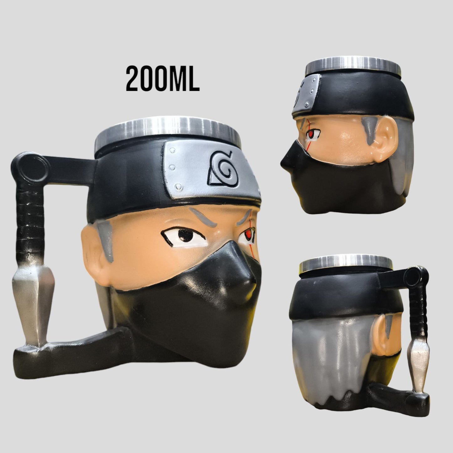 Taza 3D Kakashi Hatake - Anime Naruto 200ml