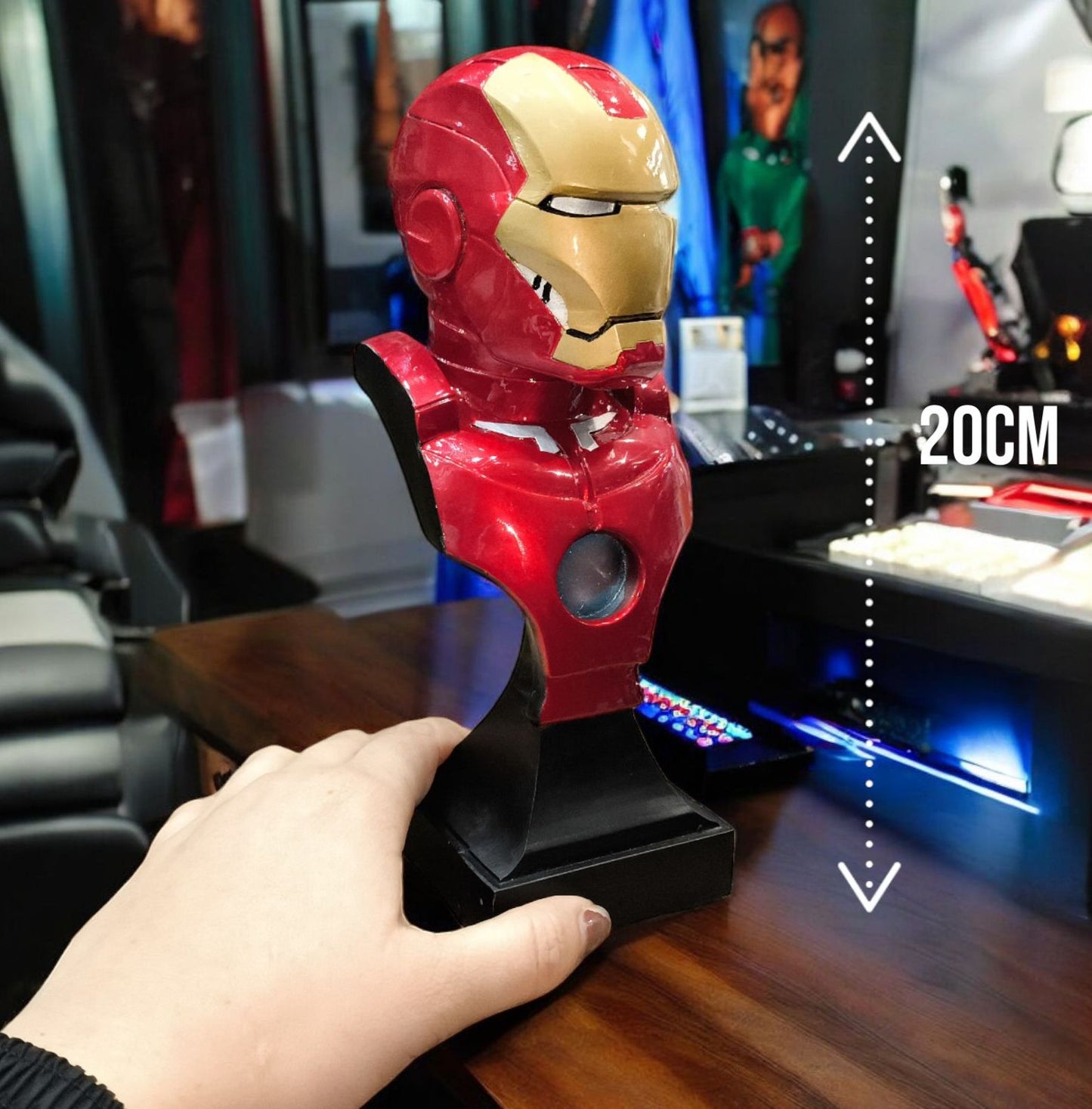 Iron Man Resina Premium - Busto 20CM